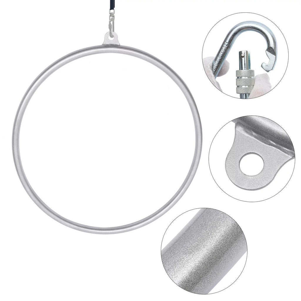 33.5" Yoga Ring Aerial Lyra Hoop Gymnastic Equipment N289956