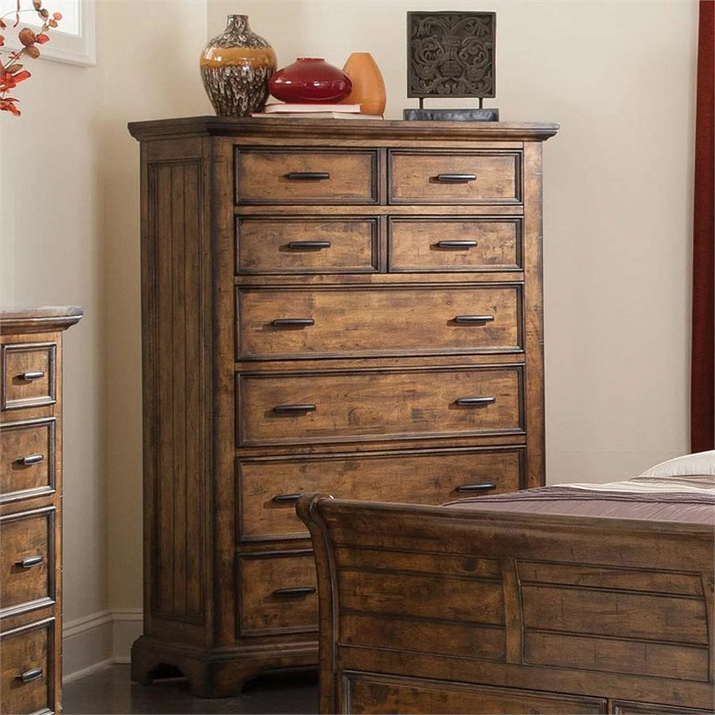6 Drawer Wood Chest Q888652