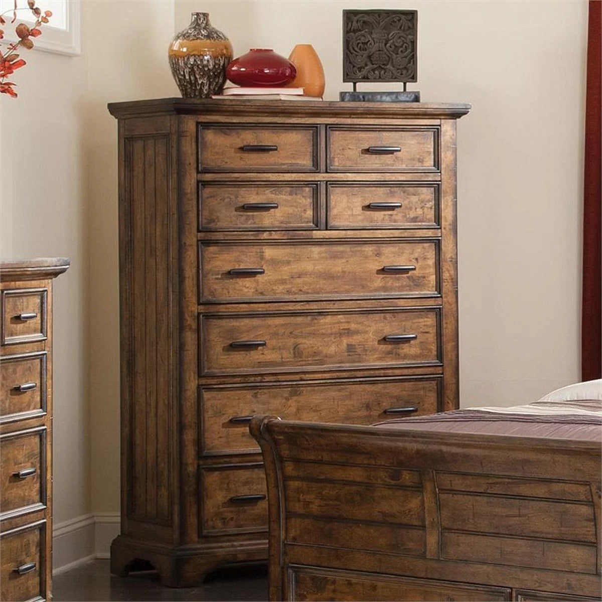 6 Drawer Wood Chest Q888652