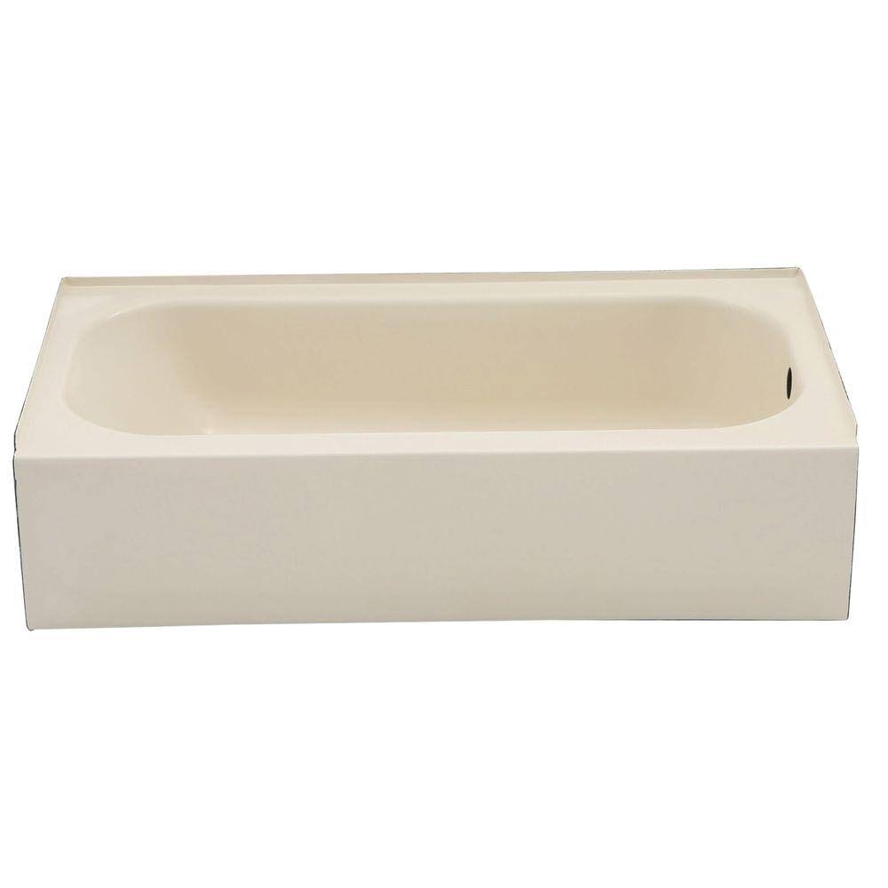 Bone Rectangular Alcove Soaking Bathtub S964