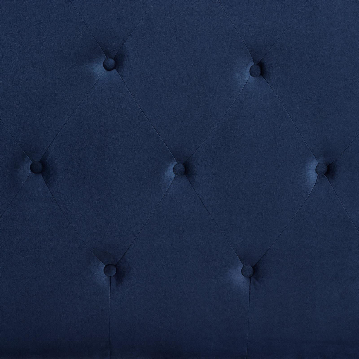 Blue Velvet Upholstered Wingback King Bed R983