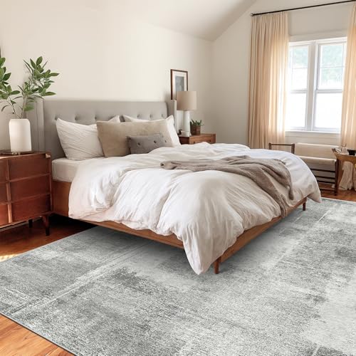 8x10 Non-Slip Washable Abstract Area Rug J322