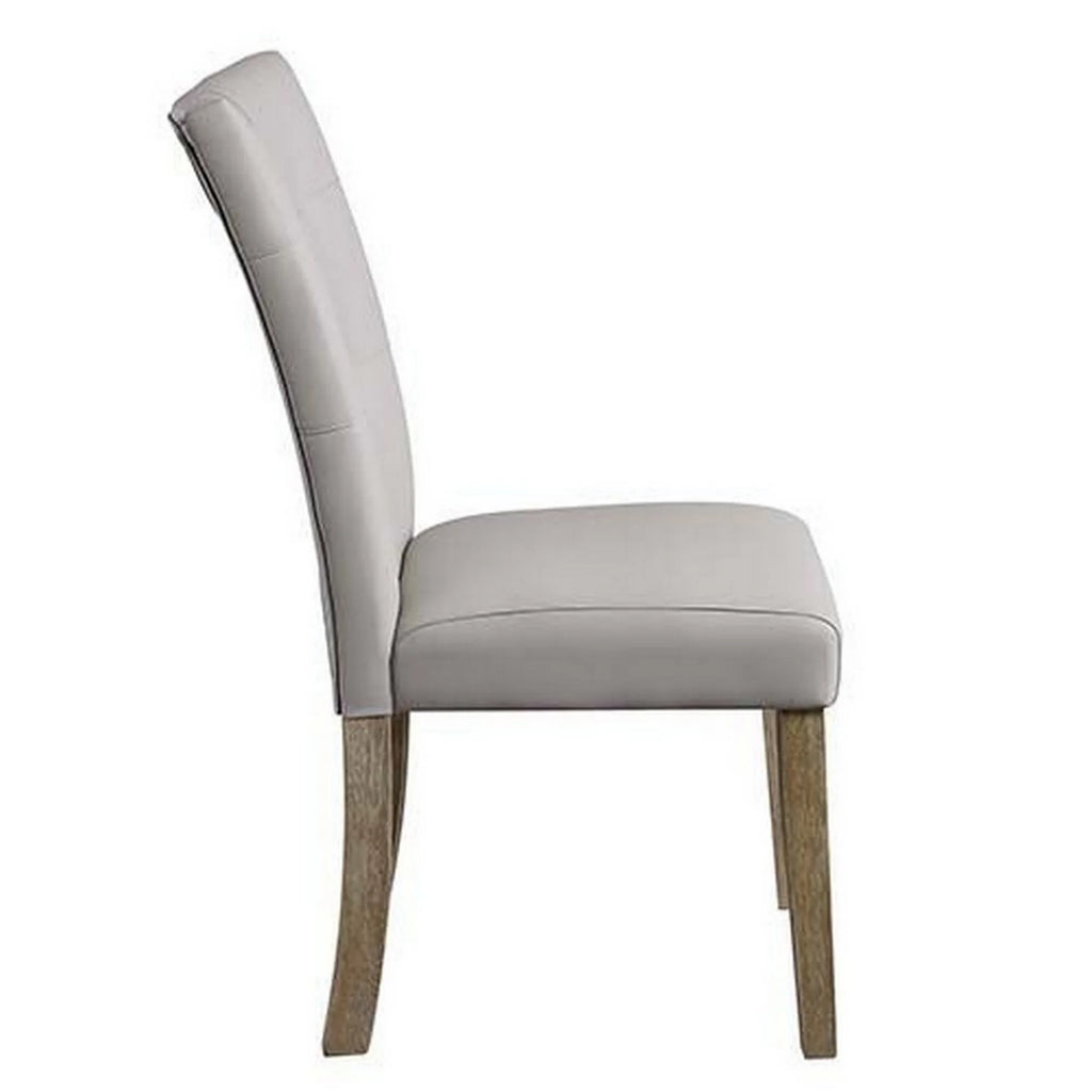 White Oak Set of 2 Side Chair P4174