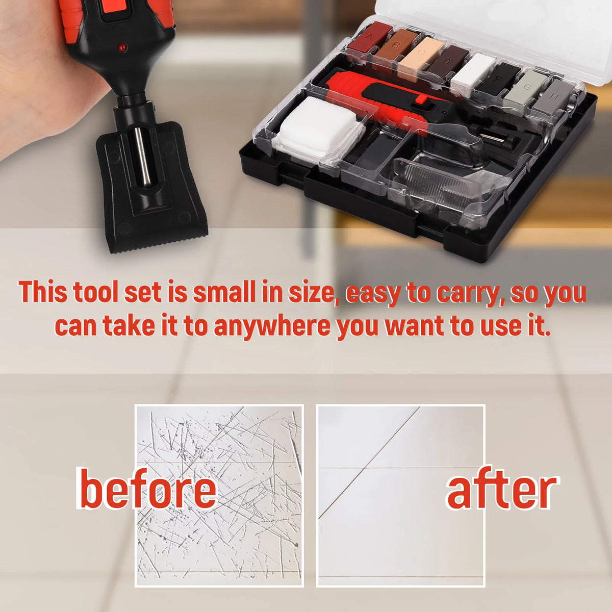 Ceramic Tile Repairing Tool Set E6861