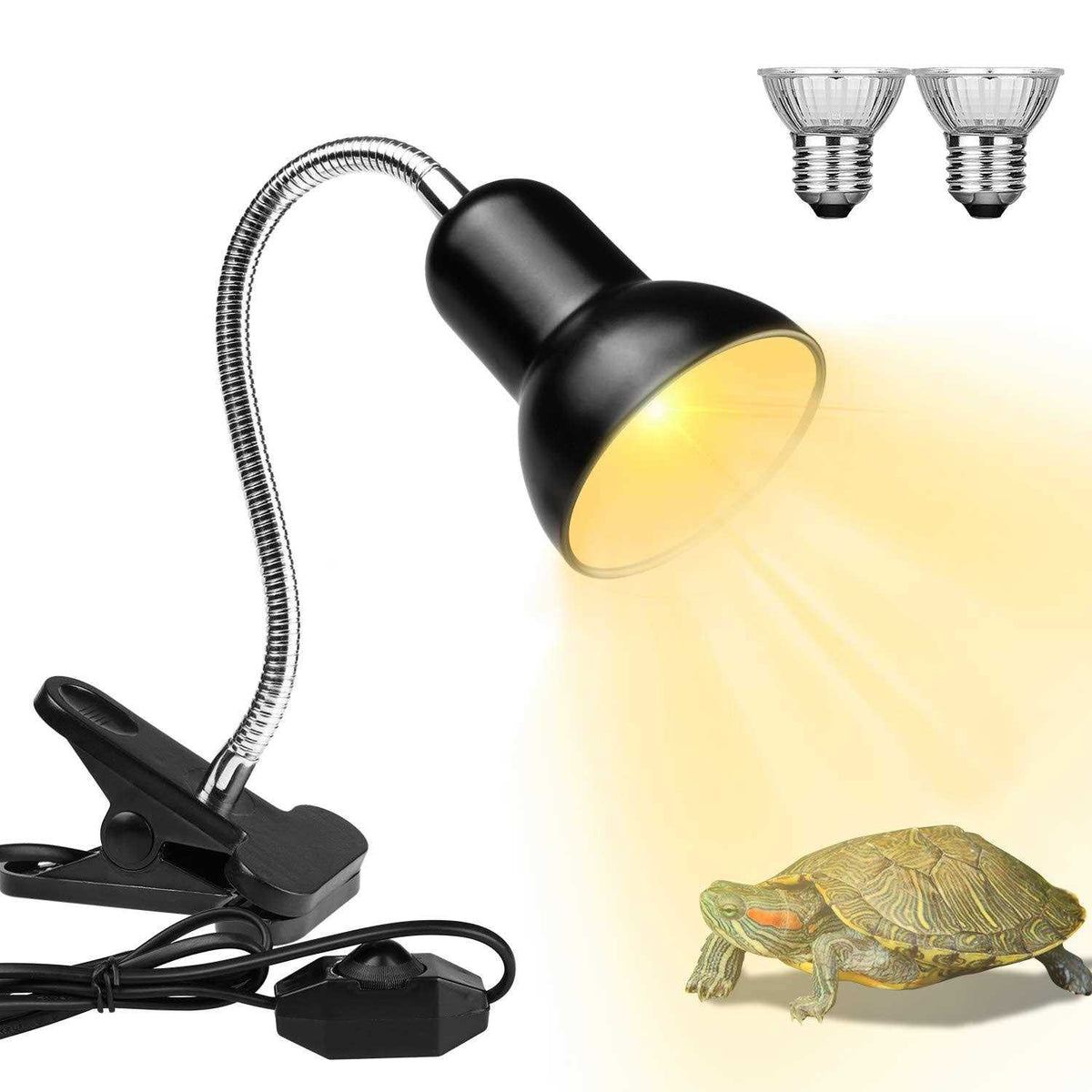Reptile Heat Lamps Uva/UVB Aquarium Tank Heating Lamps with Clamp S175