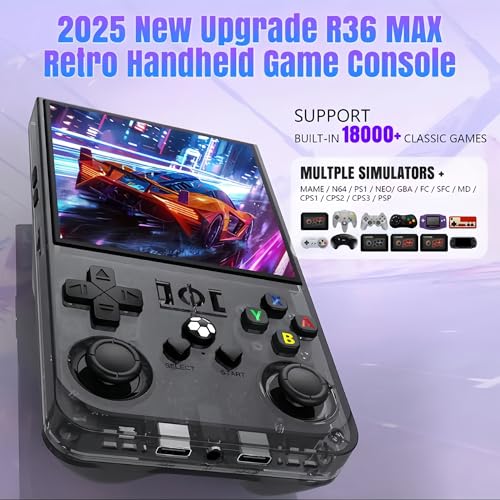 Retro Handheld Game Console 64GB 4.0-inch IPS Screen G376