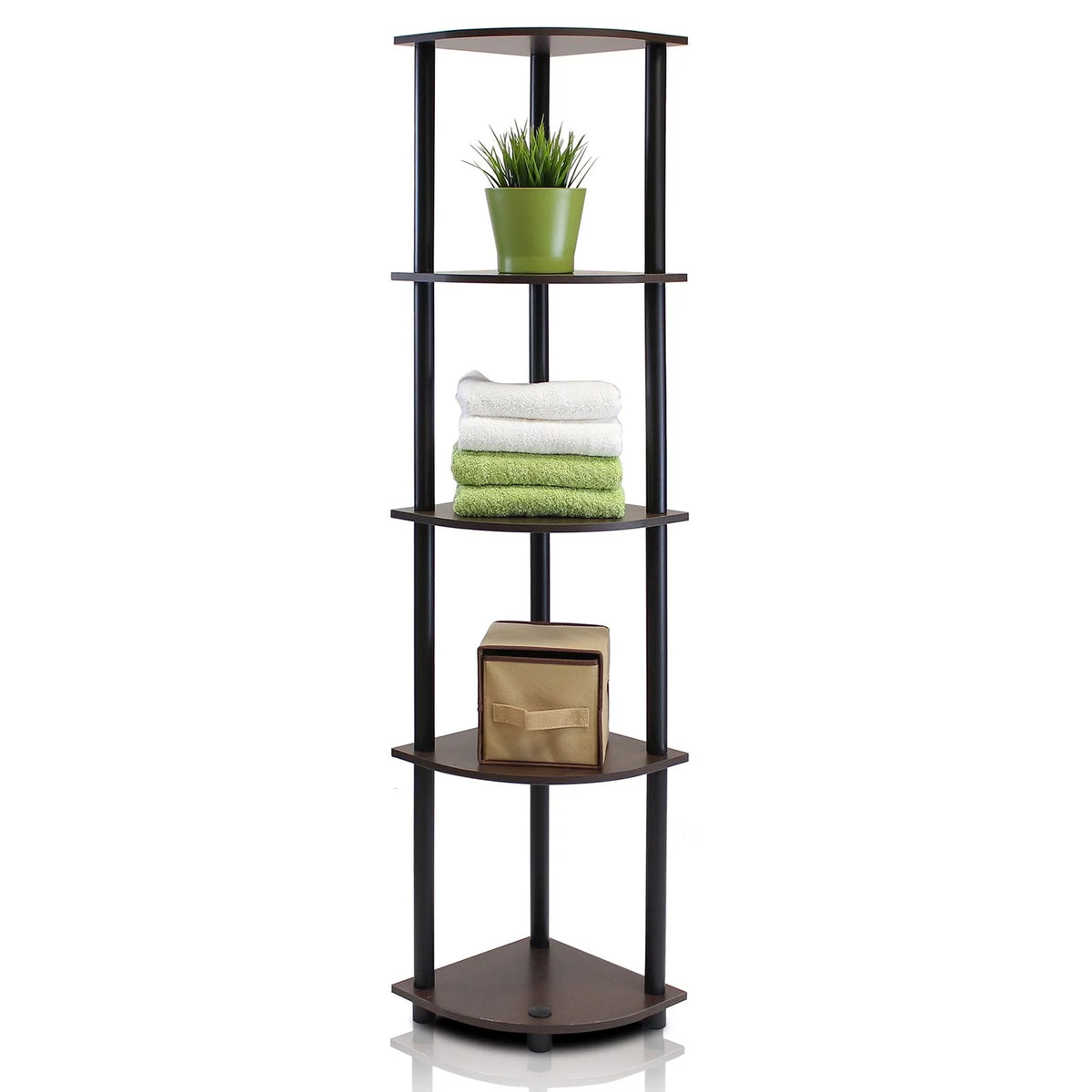 5 Tier Corner Display Rack Shelving Unit H2799