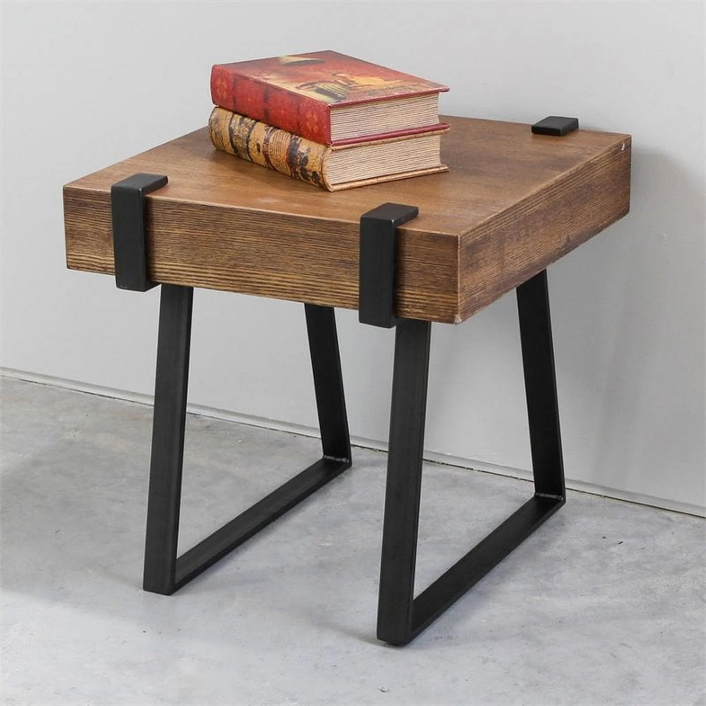 Contemporary MDF Metal End Table G322827