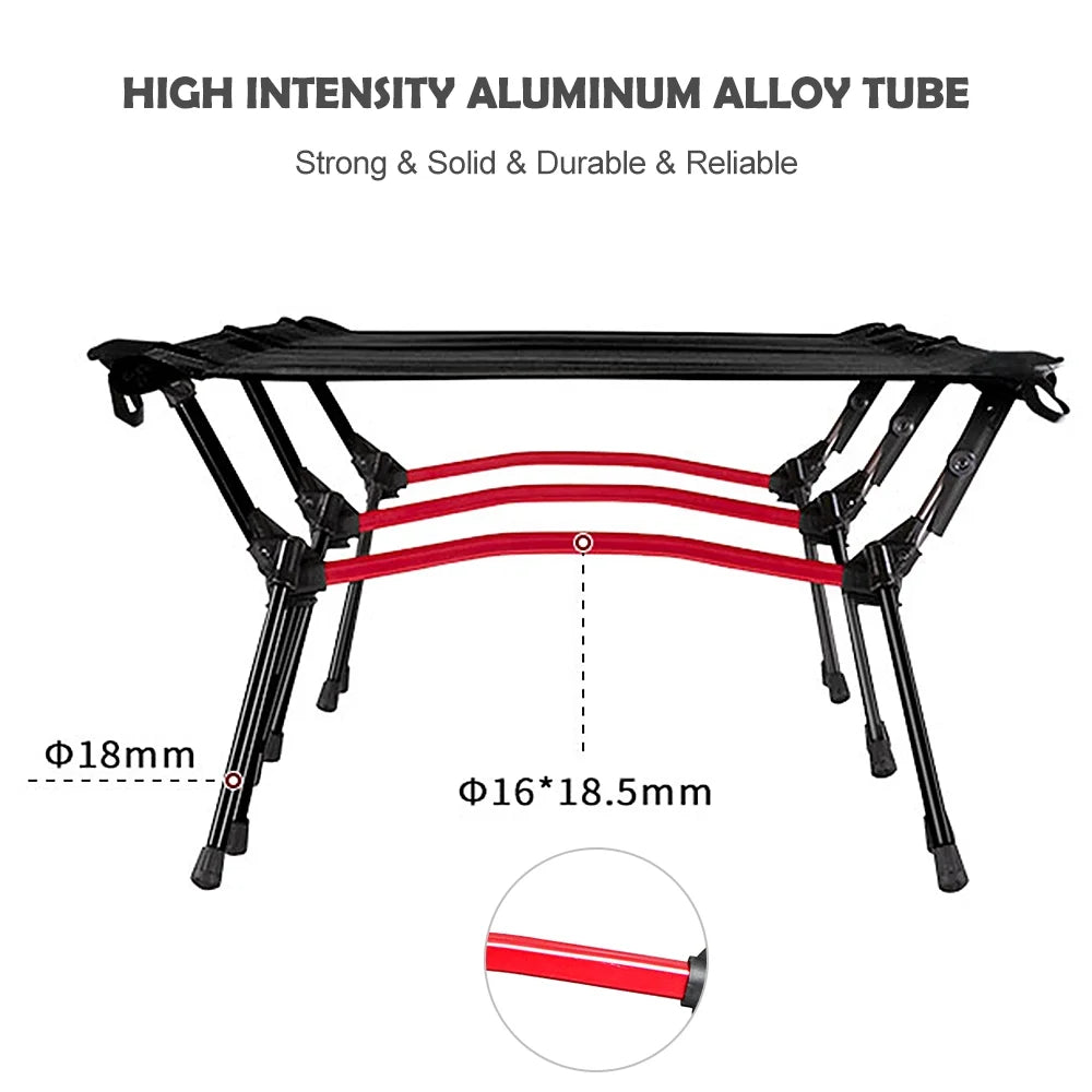 Portable Folding Camping Cot 265LB Bearing Weight K35992
