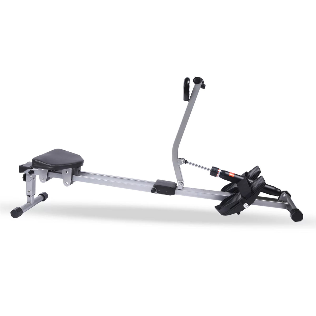Rowing Machine with Adjustable Resistance, 260 lbs Maximum Load, Black F163