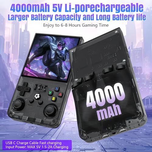 Retro Handheld Game Console 64GB 4.0-inch IPS Screen G376