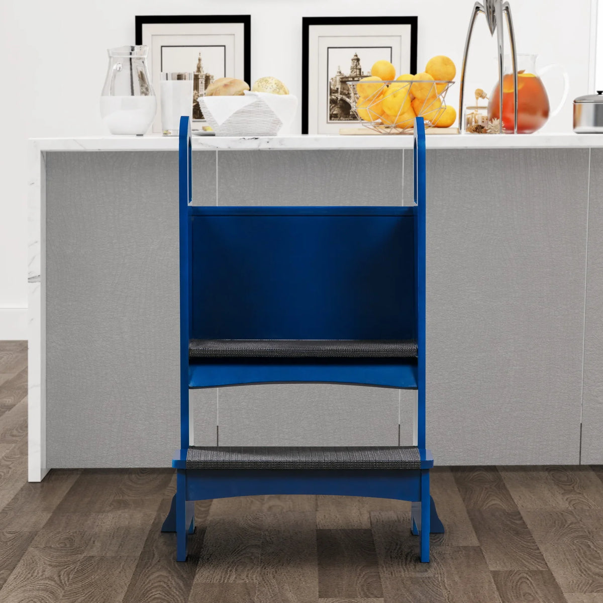 Espresso Wooden Kids Step Stool Z825