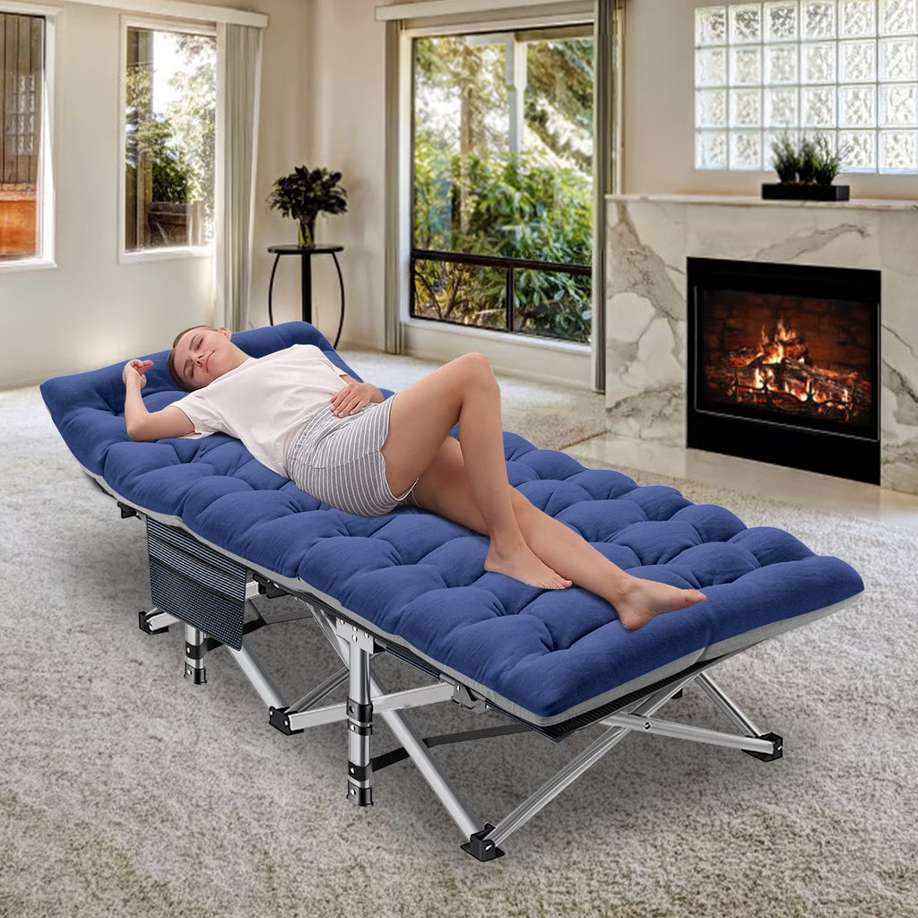 Folding Bed Cot with Carry Bag & Mattress G5346