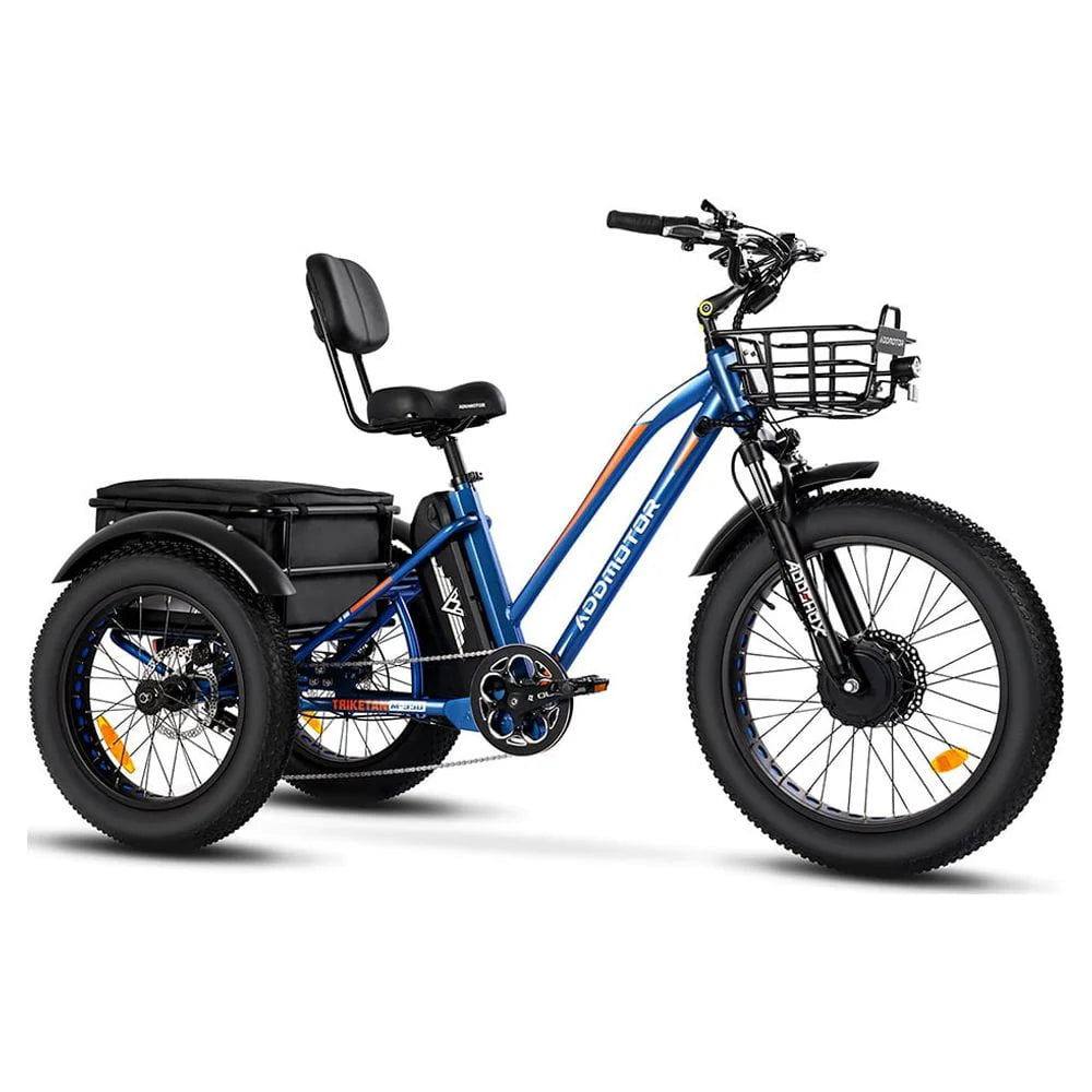 White Electric Tricycle M358