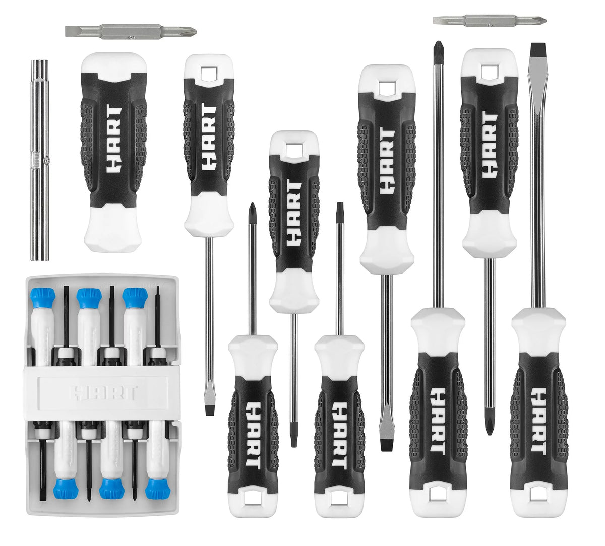 20-Piece Magnetic Screwdriver Set with Bits and Zipper Pouch B897
