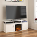 White Electric Fireplace TV Console X904797