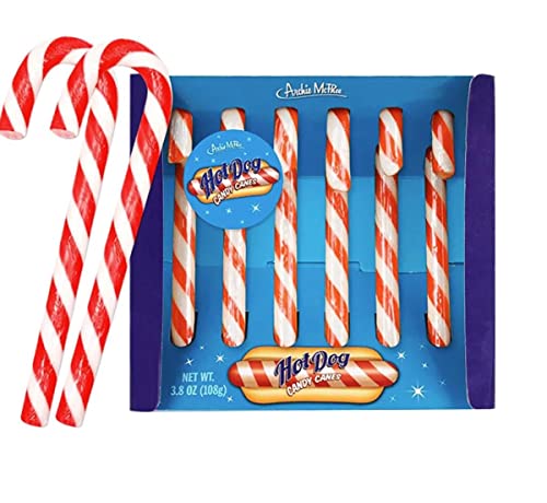 Hot Dog Candy Canes V9601