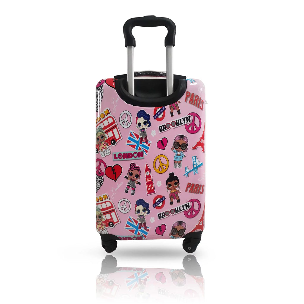 Multicolor Hardside Spinner Luggage 20 inch Carry-on Suitcase L38606