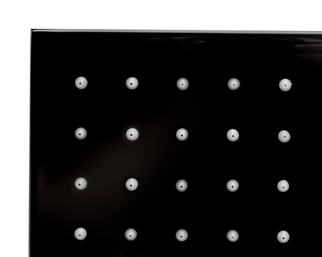Polished Chrome 16" Square Multi Color LED Rain Shower Head L152