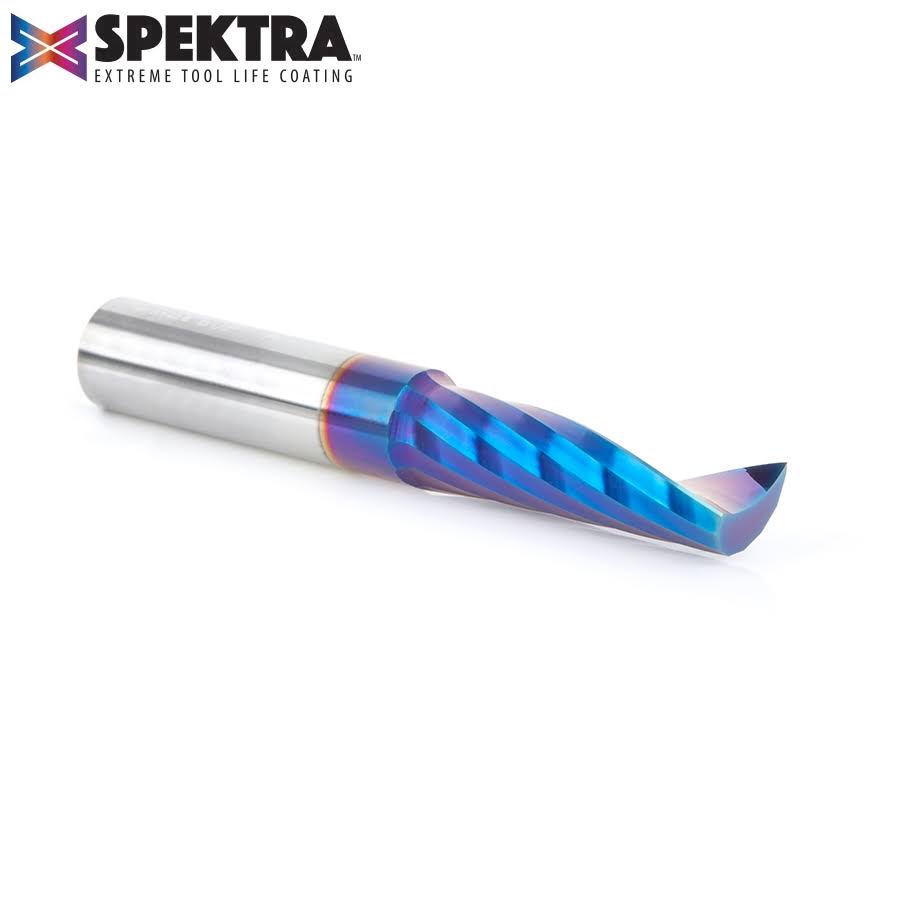 Solid Carbide CNC Spiral Flute Plastic Cutting 1/2 Dia x 1-5/8 x 1/2 inch Sh X4593