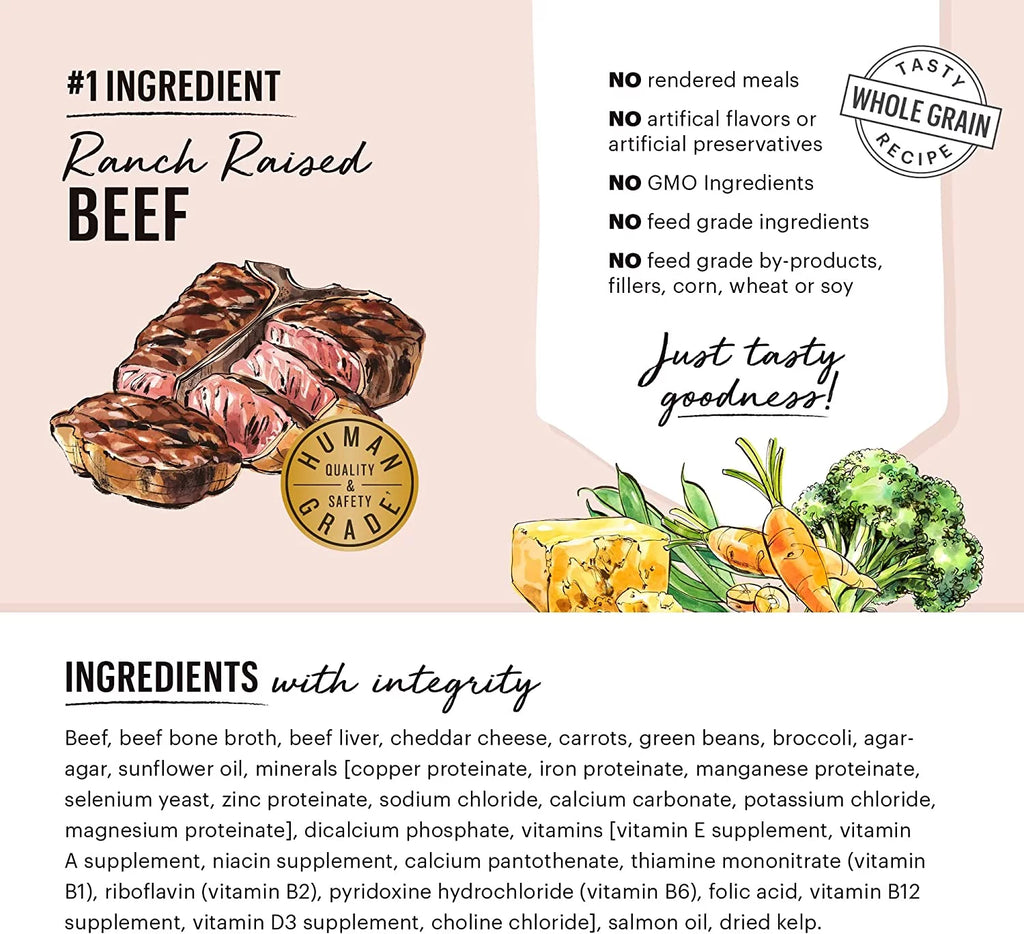 Butcher Block Beef Cheddar Veggie Pate 10.5 oz Case of 6 D6731