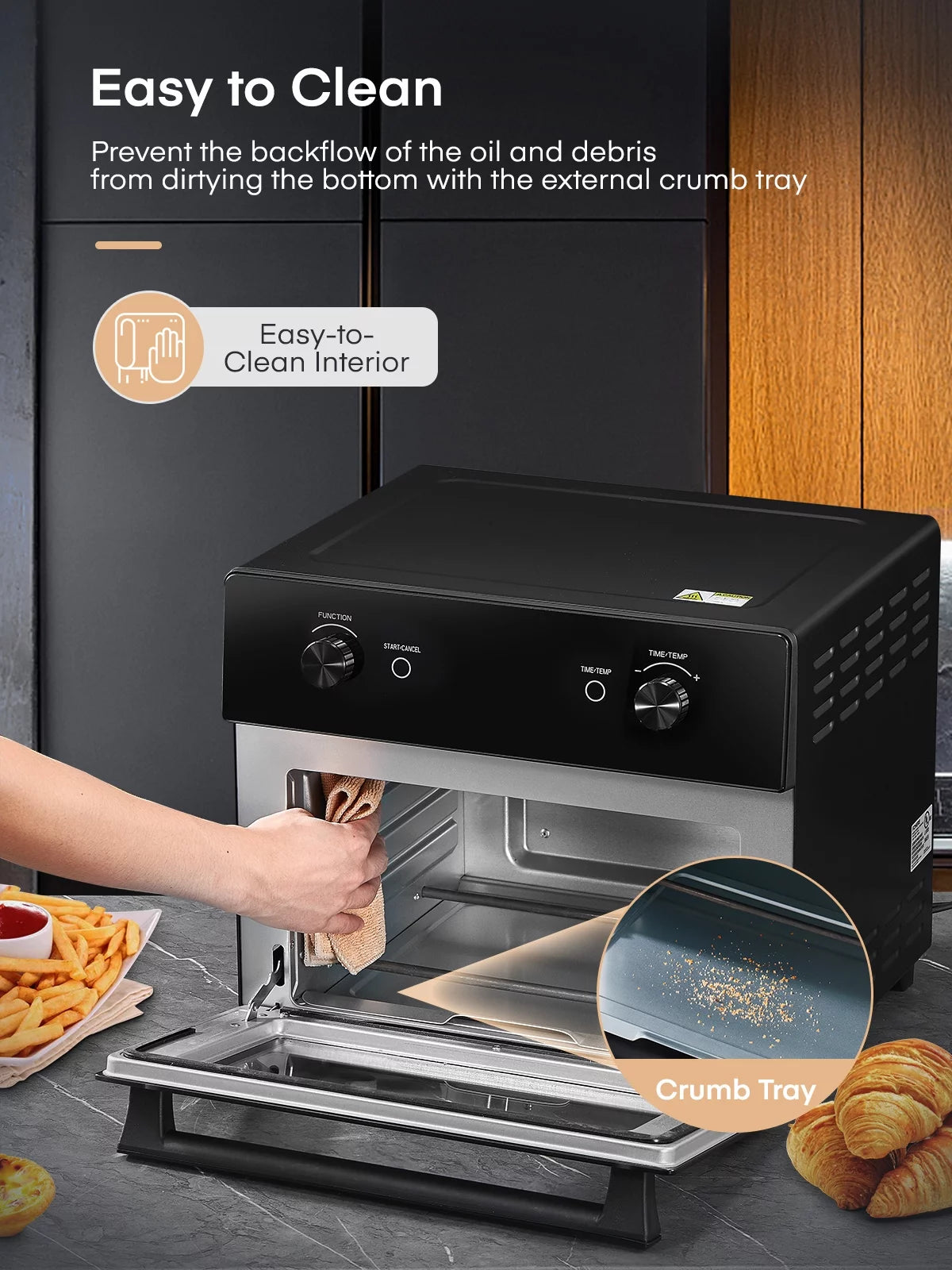 20QT Convection Air Fryer Toaster Oven Combo K557657