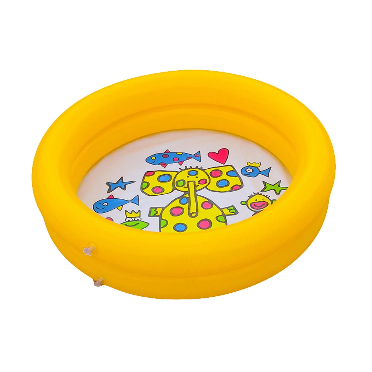 Inflatable PVC 2 Rings Kids Swimming Pool R8927