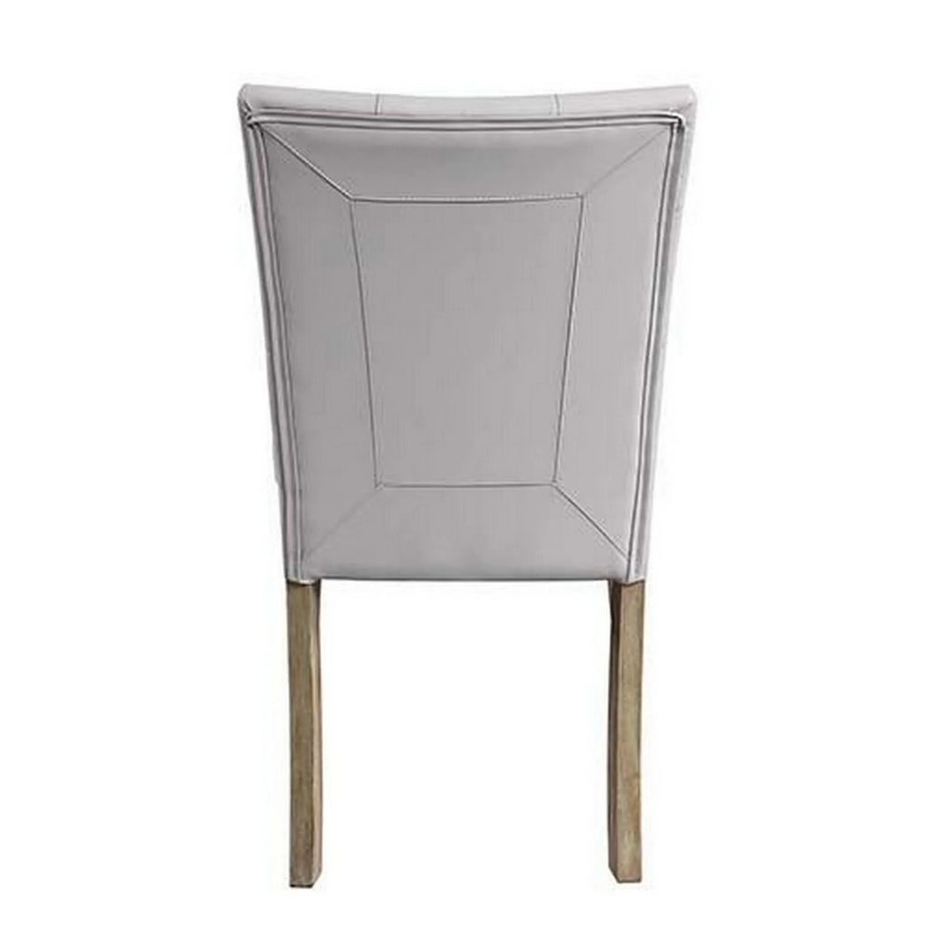 White Oak Set of 2 Side Chair P4174