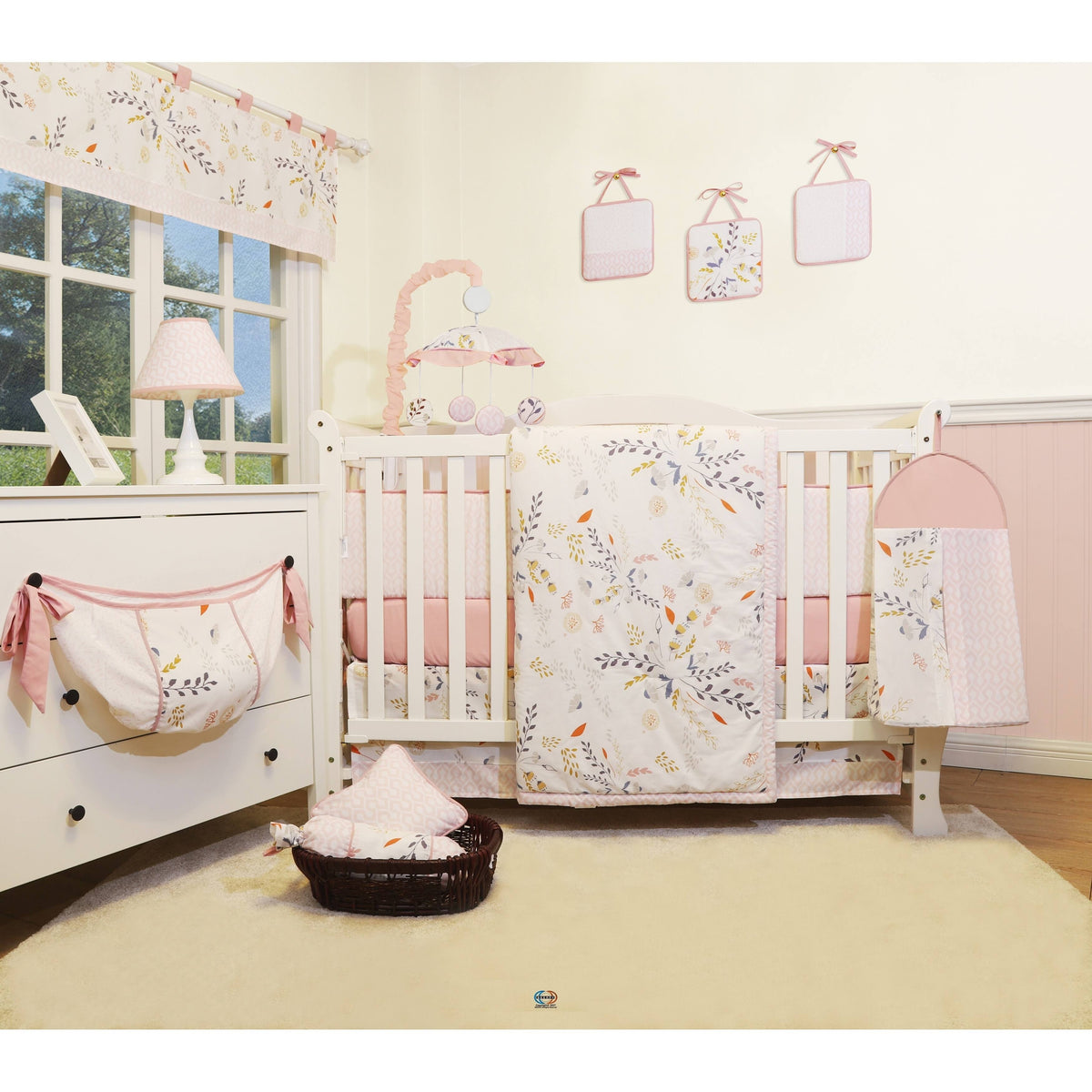 13 Piece Baby Nursery Crib Bedding Set U2438