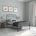 Black Twin Metal Platform Bed Frame G952008