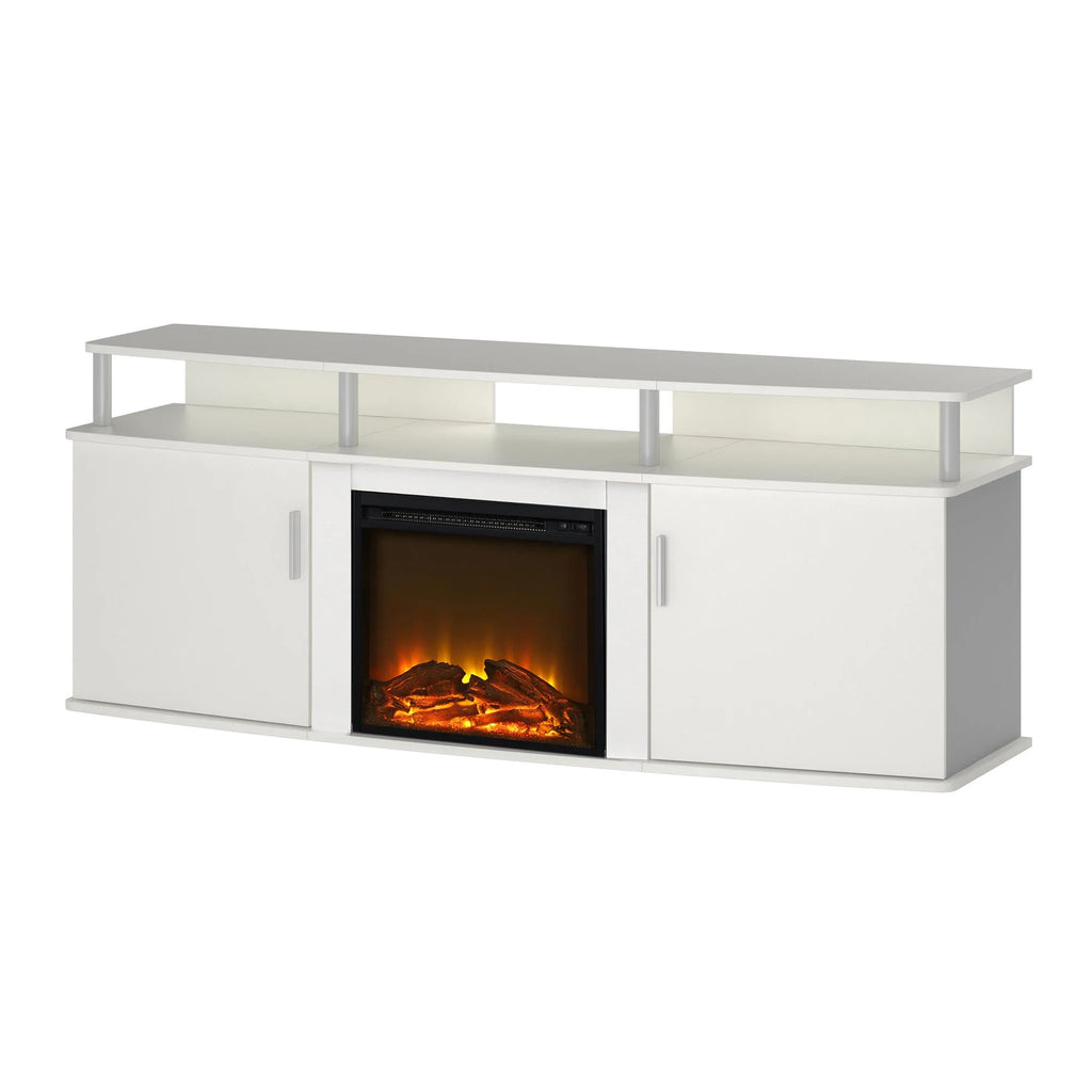 White Electric Fireplace TV Console X904797