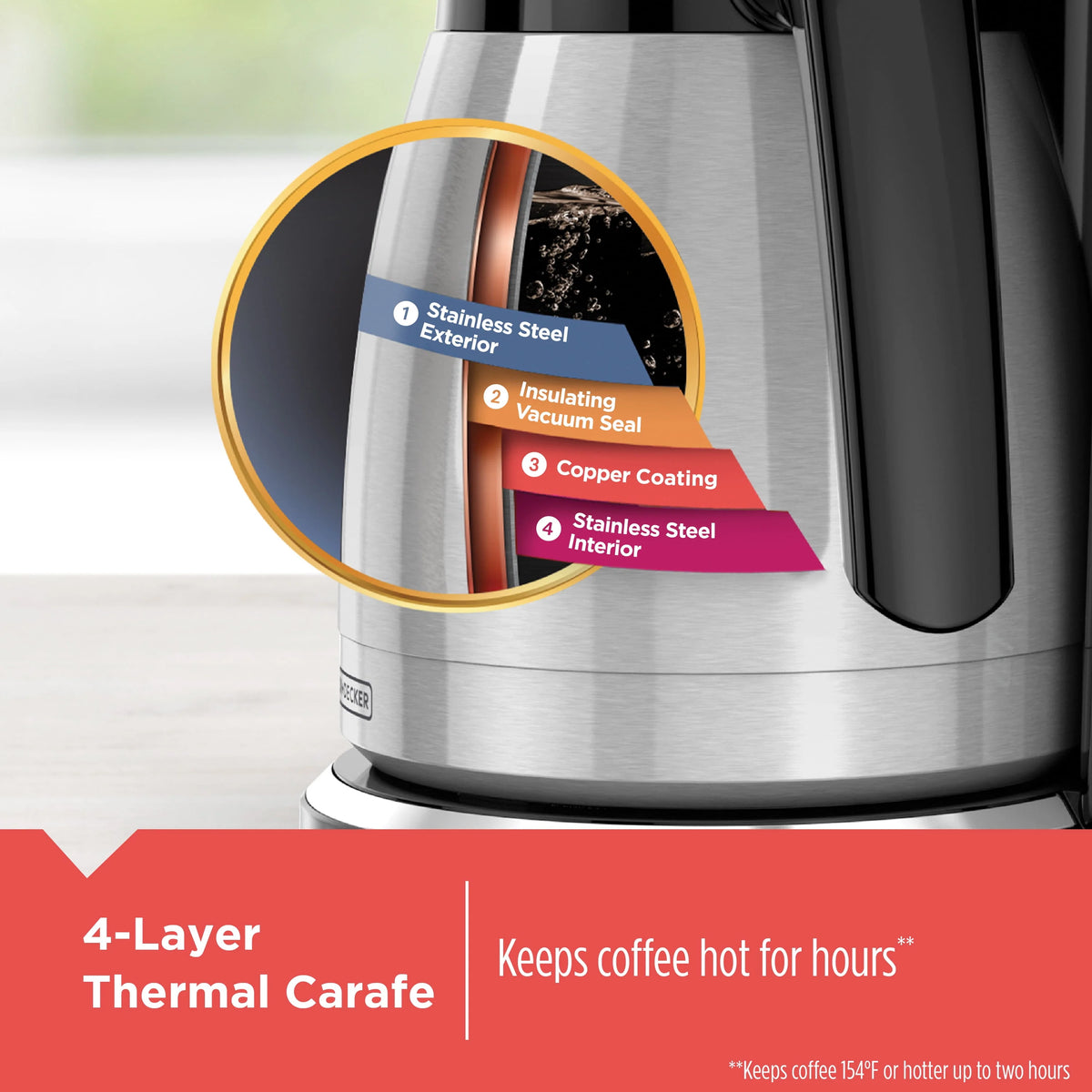 Black 12 Cup Drip Coffee Maker U637