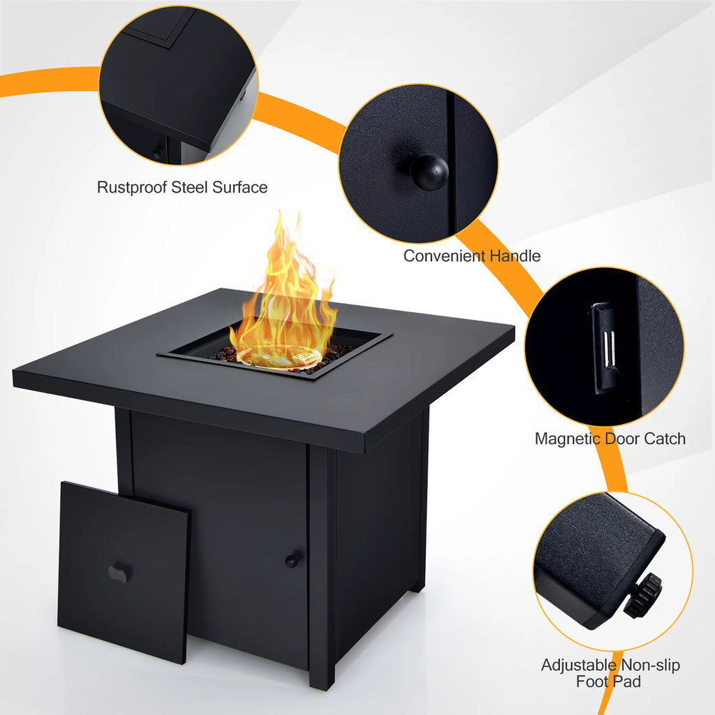 32'' Propane Fire Pit Table 40,000 BTU Z8804