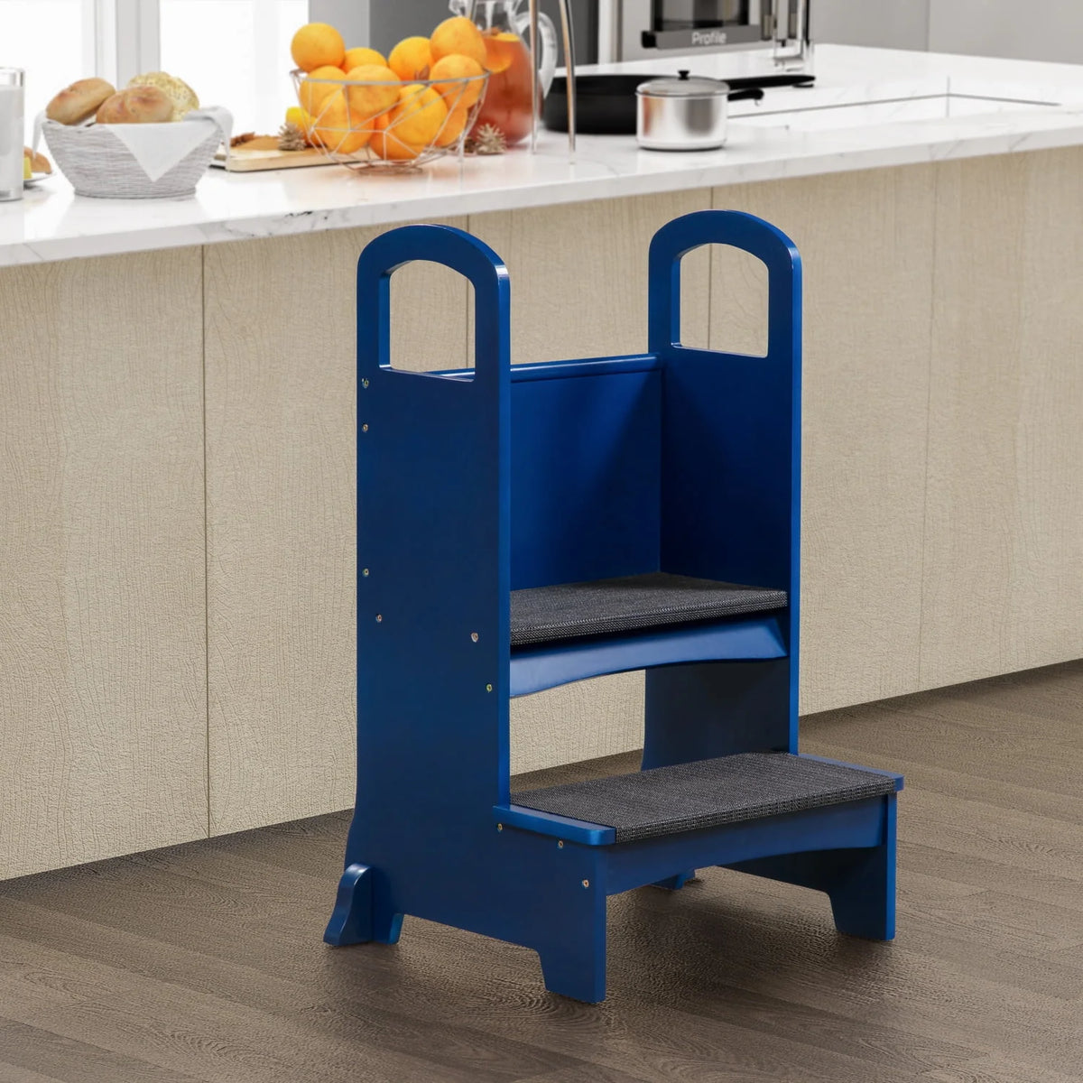 Espresso Wooden Kids Step Stool Z825