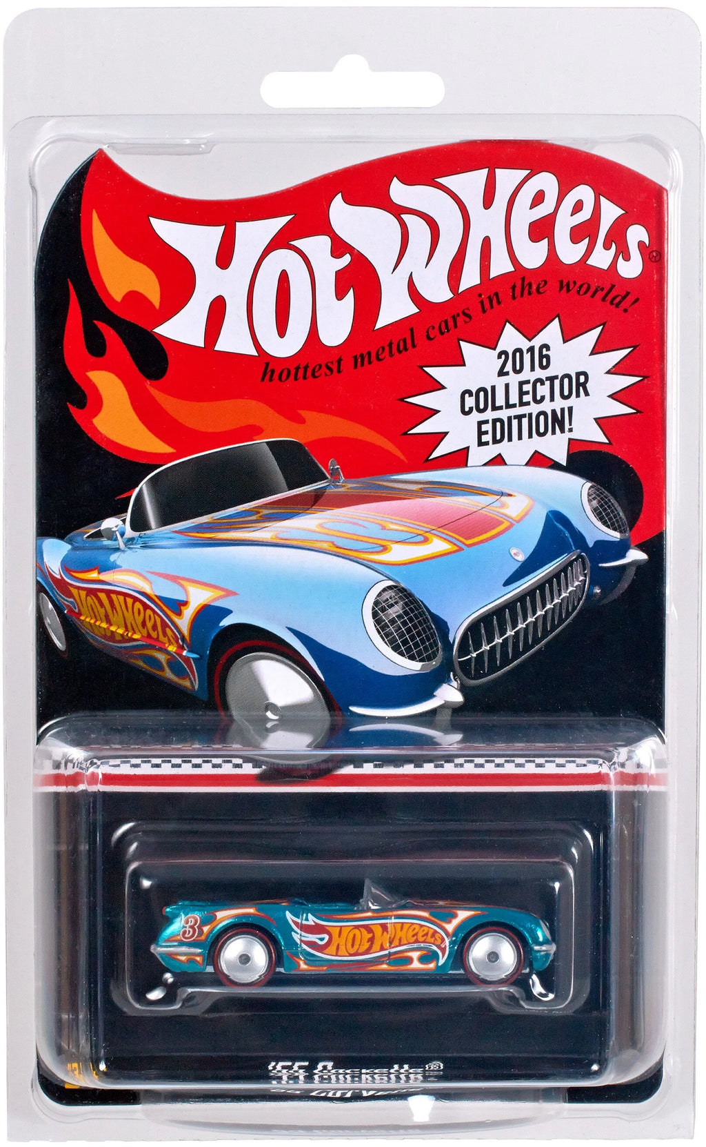 '55 Chevy Corvette Metal Car I709