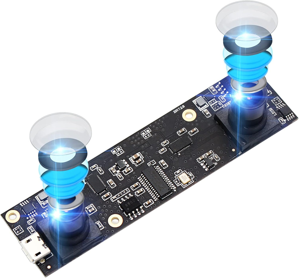 USB Camera Dual Lens 1080P 3D Stereo VR HD Webcam Module K877615